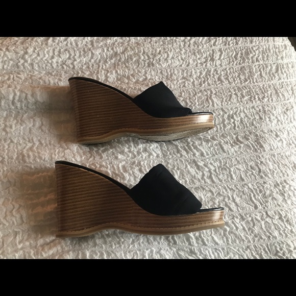 NWOT Xhilaration, Wooden Wedge Sandal, sz 8.5 - Picture 3 of 6
